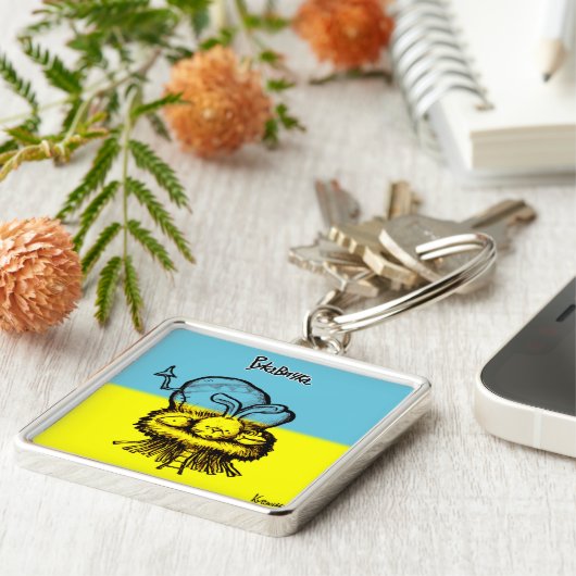 てぶくろ キーホルダー (側面)