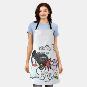 てるてる任務隊 エプロン (着用した状態)