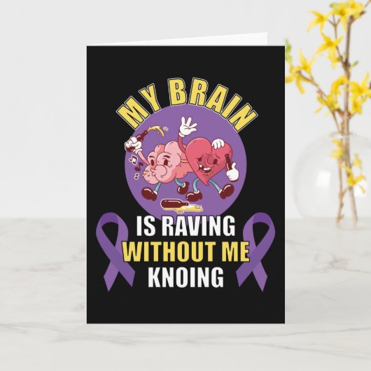 てんかんおもしろいことわざ カード (黄色い花)