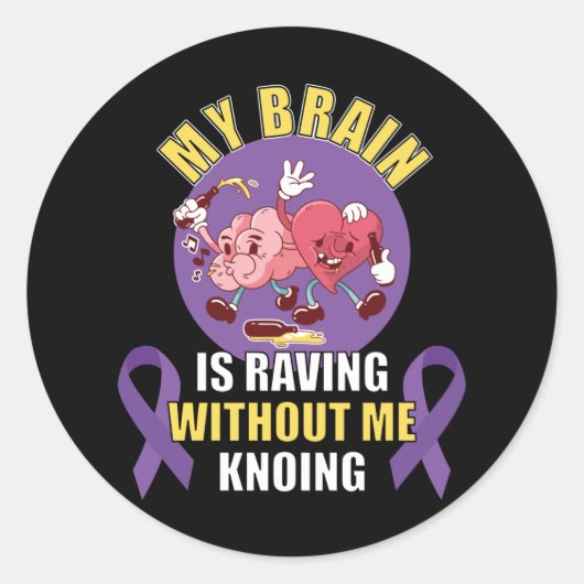 てんかんおもしろいことわざ ラウンドシール (正面)