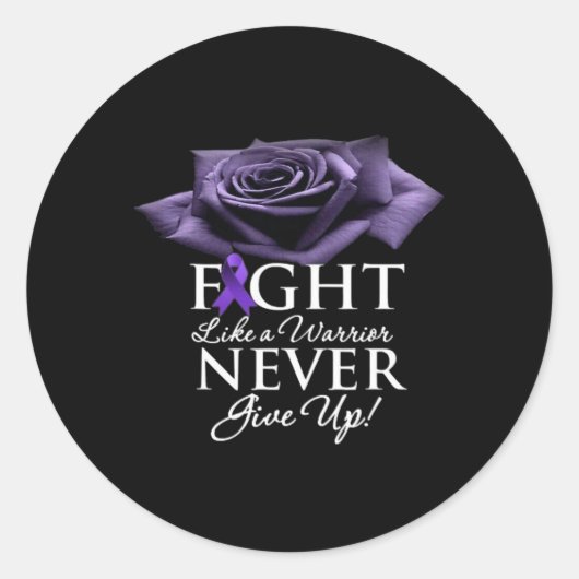 てんかんおもしろい認識度女性キッズパープルリボン ラウンドシール (正面)