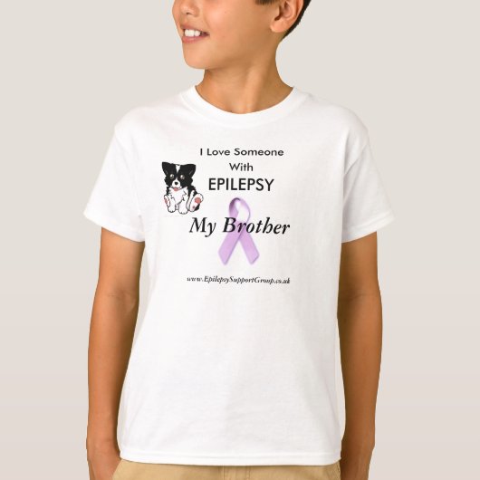 てんかんの人が大好きです Tシャツ (正面)