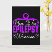 てんかんの戦士の母 てんかんサポート 障害 カード (黄色い花)