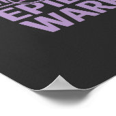 てんかんの戦士の自慢のママ 応援を示そう ポスター (角)