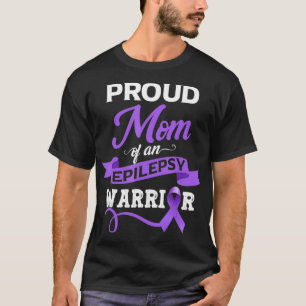 てんかんの戦士の誇り高い母 てんかん啓発 Tシャツ