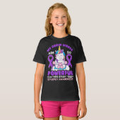 てんかんの脳波 ユニコーン Tシャツ (正面フル)