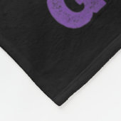 てんかんの認識度を与え全く起こさない母 フリースブランケット (角)