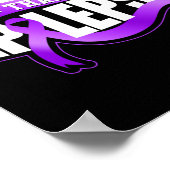 てんかんの認識度リボンより強い ポスター (角)