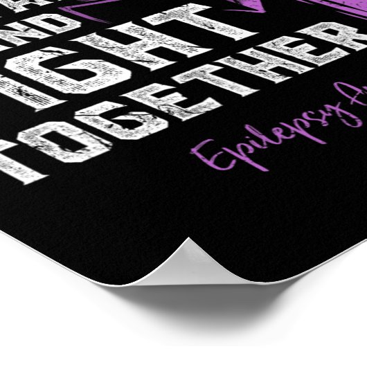 てんかんファミリーサポート認識度スパルタン戦士 ポスター (角)