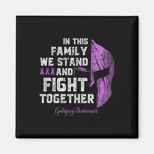 てんかんファミリーサポート認識度スパルタン戦士 マグネット (正面)