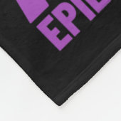 てんかんリボン私のヒーローは今の天使てんかんA フリースブランケット (角)