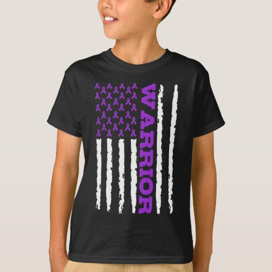 てんかん啓発の戦士 Tシャツ (正面)