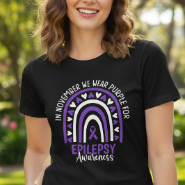 てんかん啓発パープルノベンバー トライブレンドTシャツ