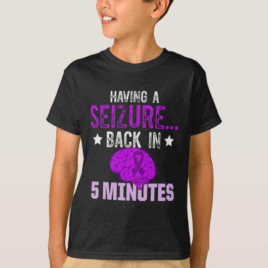てんかん啓発 てんかん戦士 サバイバー 4  Tシャツ (正面)