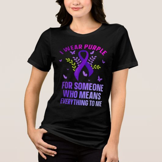 てんかん啓発 愛する人のサポート トライブレンドＴシャツ (正面)