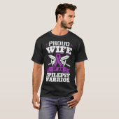 てんかん戦士の妻てんかん発作の障害A Tシャツ (正面フル)