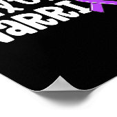 てんかん戦士キッズパープルリボン認識度ルーム ポスター (角)