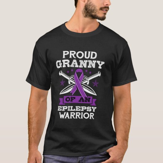てんかん戦士グラニーてんかん性鎮静障害 Tシャツ (正面)