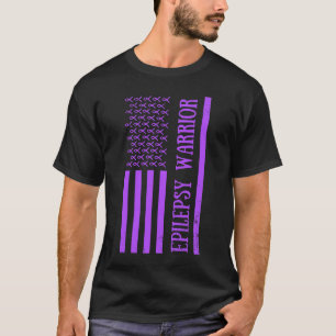 てんかん戦士パープルてんかん認識度月U Tシャツ