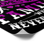 てんかん戦士パープルリボンてんかん認識度 ポスター (角)