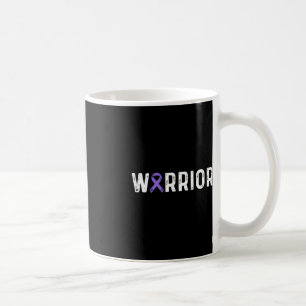 てんかん戦士認識度パープルリボンメンズ&W コーヒーマグカップ