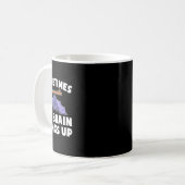 てんかん時々私の脳を上げつるた認識度の数 コーヒーマグカップ (正面左)