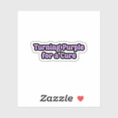 てんかん治癒のための紫色認識度 シール (シート)