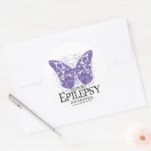 てんかん蝶 ラウンドシール (封筒)