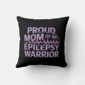 てんかん誇りを持った戦士の母がサポートを見せる クッション (裏面)