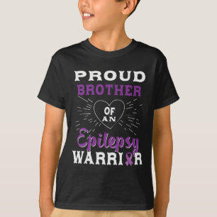 てんかん誇りを持った戦士認識度の兄弟1 Tシャツ