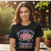 てんかん認知向上 Funny Brainwaves トライブレンドTシャツ