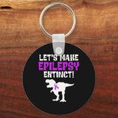 てんかん認識度てんかん戦士の生存者 キーホルダー (正面)