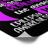 てんかん認識度てんかん戦士サバイブを賞賛 ポスター (角)