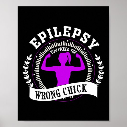 てんかん認識度は戦闘機とepilepsに必要 ポスター (正面)