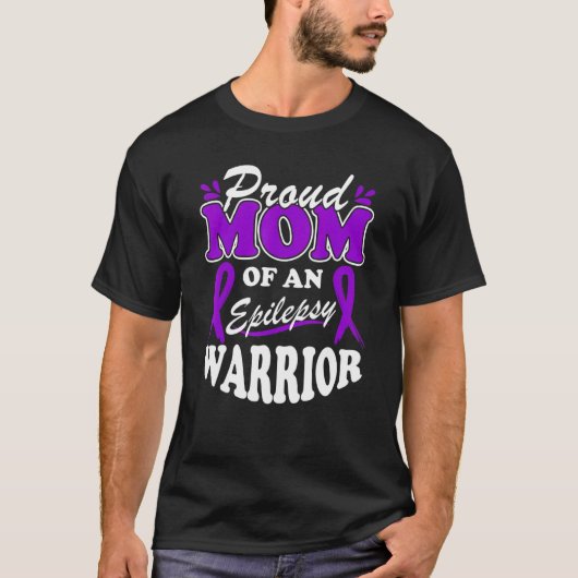 てんかん認識度サポートてんかん戦士の月 Tシャツ (正面)