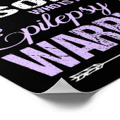 てんかん認識度サポートソンウォリアー走ウォーク ポスター (角)