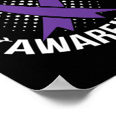 てんかん認識度デイレインボー発作の戦士モ ポスター (角)