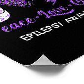 てんかん認識度ピースラブキュールヒョウ ポスター (角)