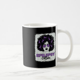 てんかん認識度ママ・アフロ・アフリカ系アメリカ人女性 コーヒーマグカップ