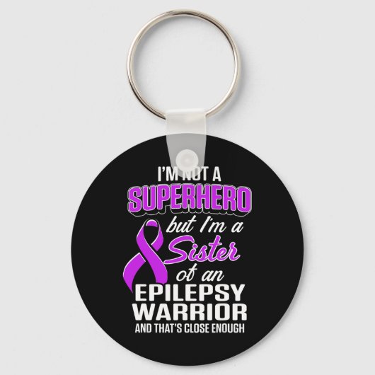 てんかん認識度姉妹英雄てんかん戦士S キーホルダー (正面)