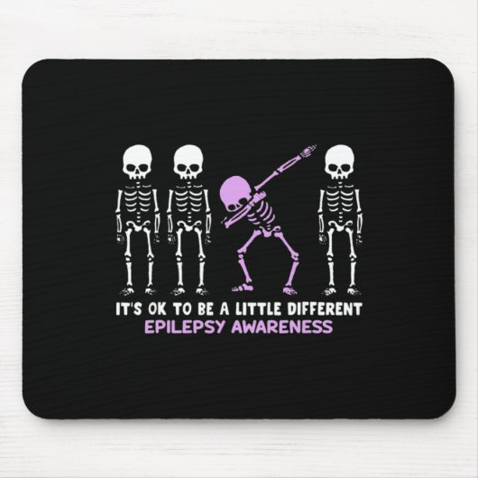 てんかん認識度少し違っていいけど マウスパッド (正面)
