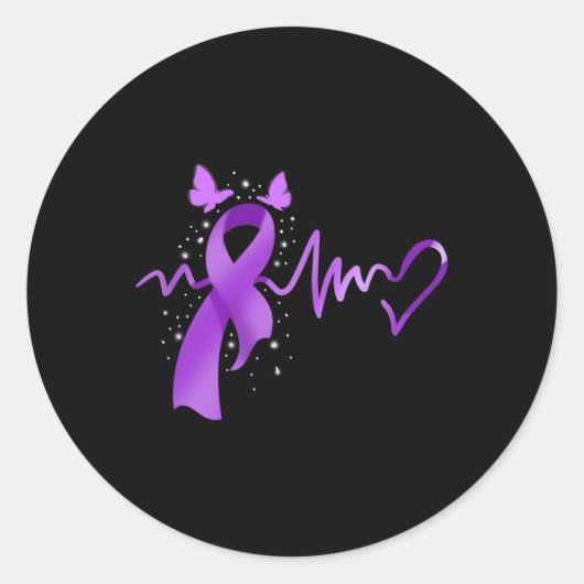 てんかん認識度心拍 ラウンドシール (正面)