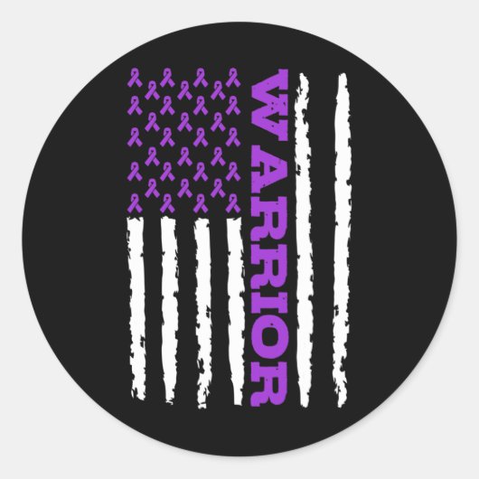 てんかん認識度戦士 ラウンドシール (正面)