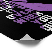 てんかん認識度支持リボン ポスター (角)