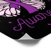 てんかん認識度月紫リボン提唱者Ep ポスター (角)