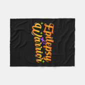 てんかん認識度気にUSAてんかん戦士サーフ フリースブランケット (正面(横))