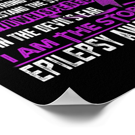 てんかん認識度私はストームデビル ポスター (角)