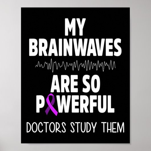 てんかん認識度脳波てんかん戦士 ポスター (正面)