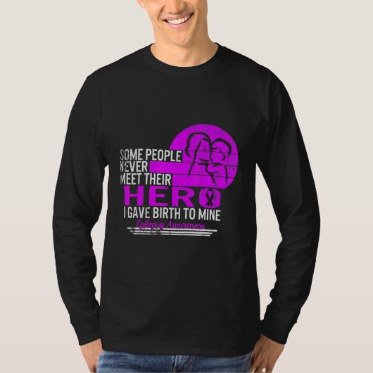 てんかん認識度英雄発作てんかん母親 Tシャツ (正面)