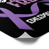 てんかん認識度1年発作無料リボン ポスター (角)